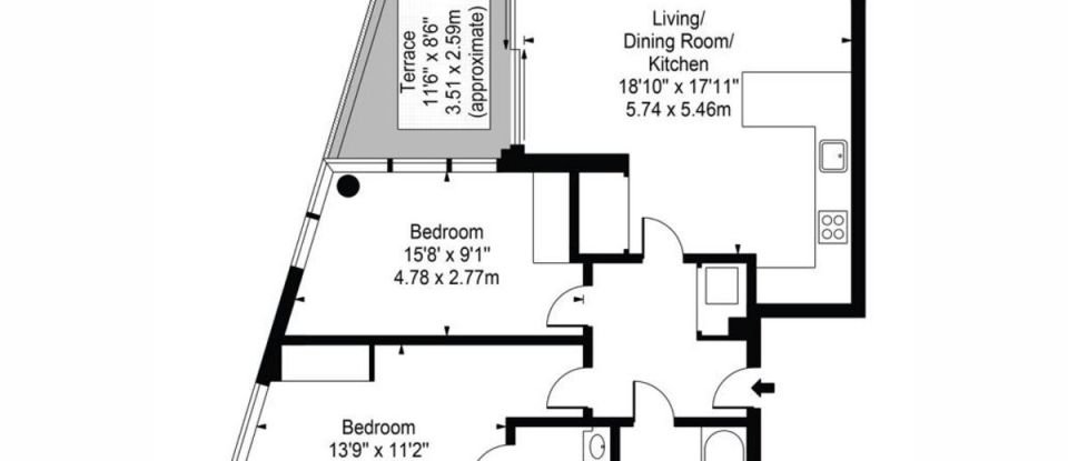 2 bedroom Apartment in London (N7)